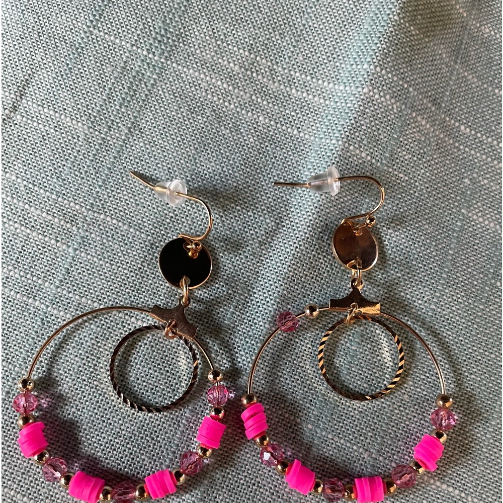 Handmade bead earrings